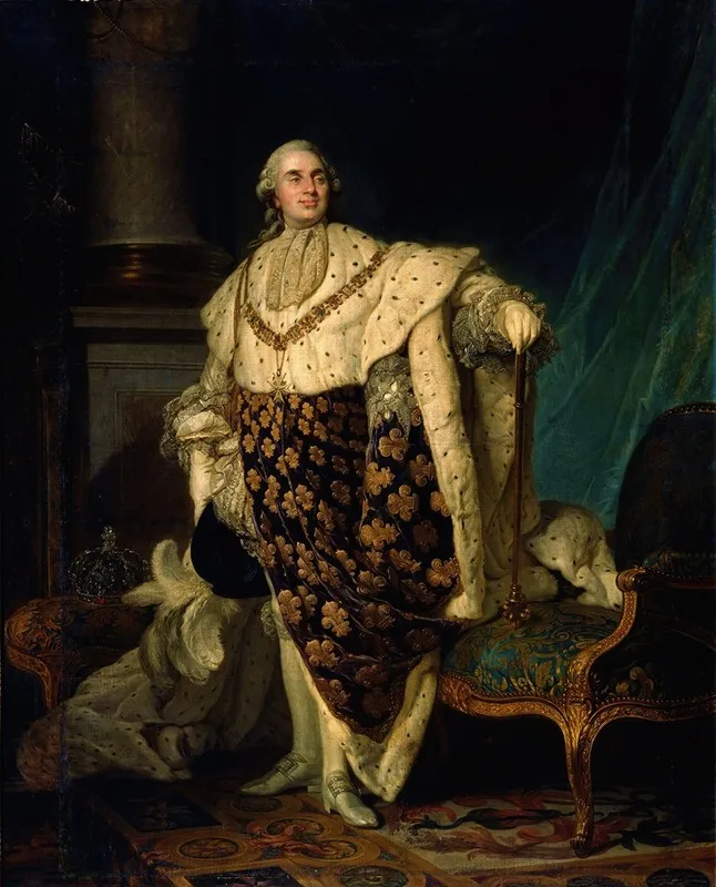 Louis Xvi In Coronation Robes