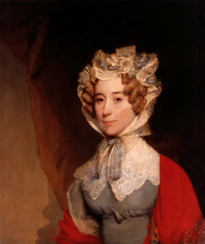 Louisa Catherine Johnson Adams Mrs John Quincy Adams Wall Art by Gilbert Stuart - High-Resolution Digital Print