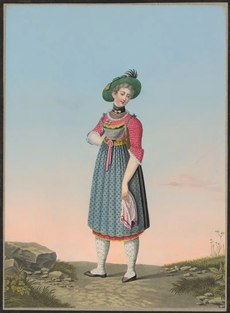 Louise Tascher De Stalla Canton Des Grisons Wall Art by Jean Emmanuel Locher - High-Resolution Digital Print