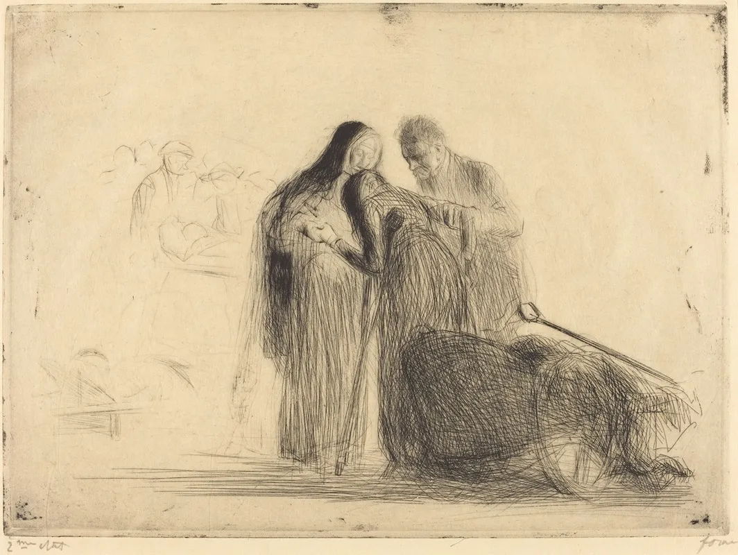 Lourdes The Paralytic Second Plate