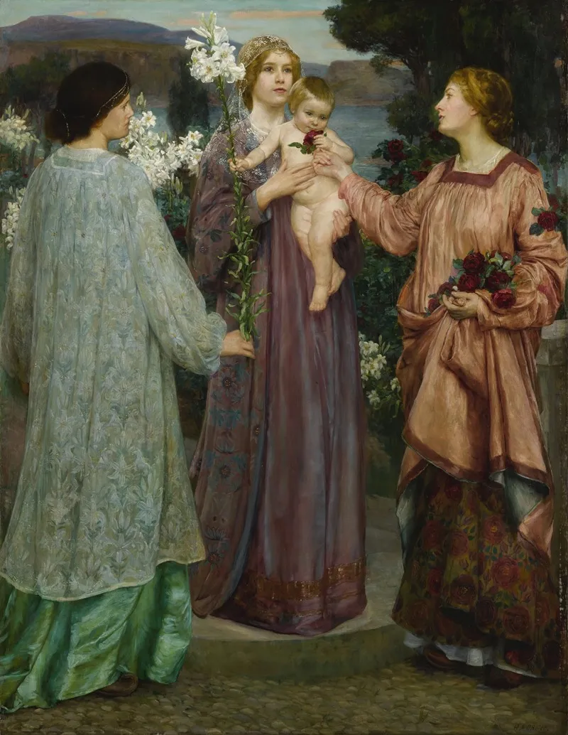 Love And Purity Wall Art by Herbert Arnould Olivier - High-Resolution Digital Print