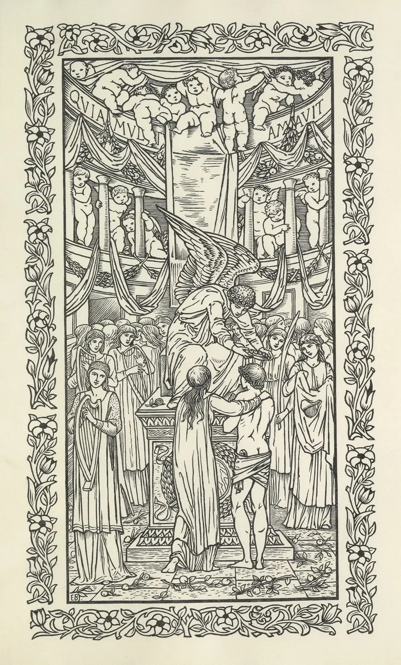 Love Is Enough Or The Freeing Of Pharamond A Morality Wall Art by Sir Edward Coley Burne-Jones - High-Resolution Digital Print