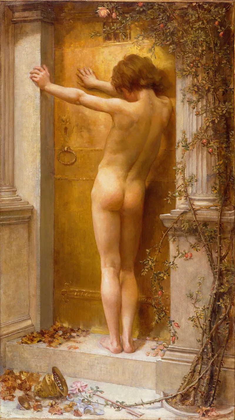Love Locked Out Wall Art by Anna Lea Merritt - High-Resolution Digital Print