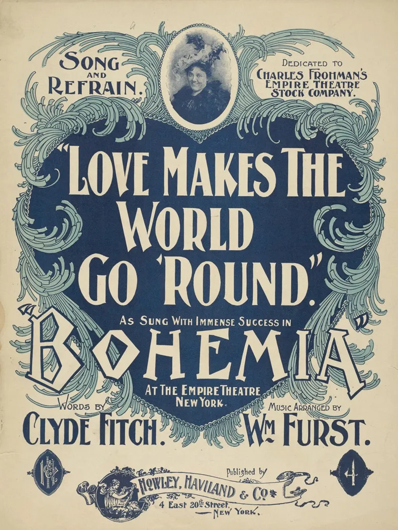 Love Makes The World Go Round Wall Art by Anonymous - High-Resolution Digital Print