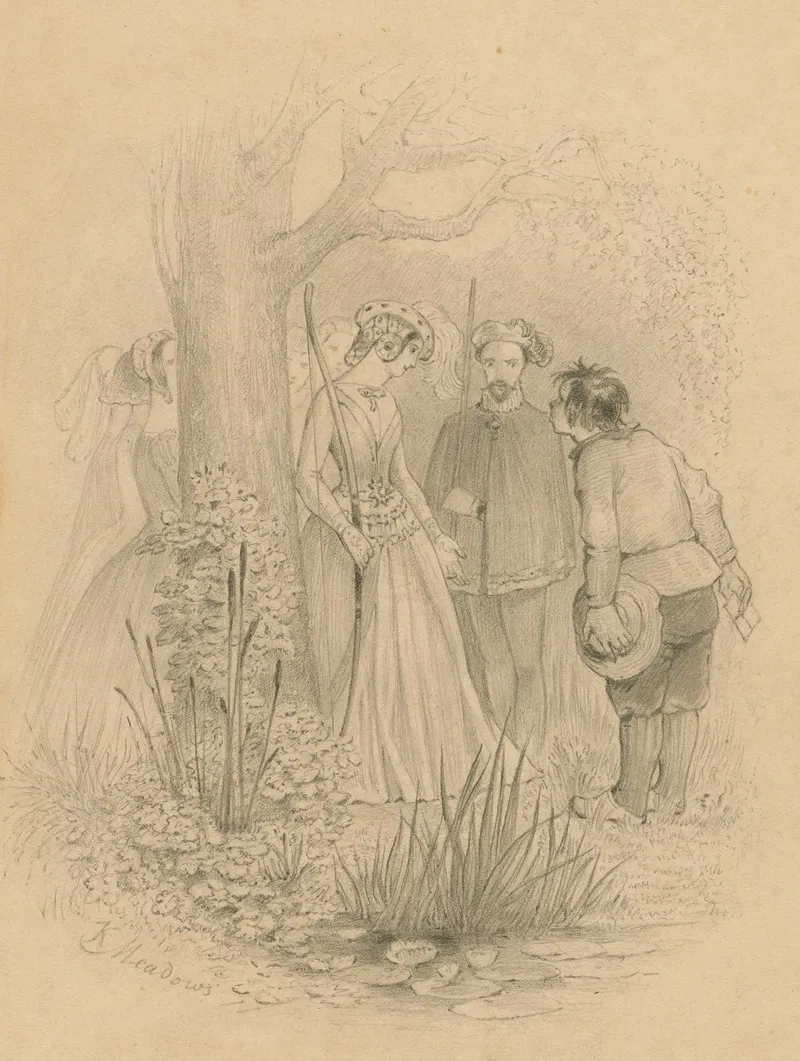 Loves Labours Lost 2 Wall Art by Joseph Kenny Meadows - High-Resolution Digital Print