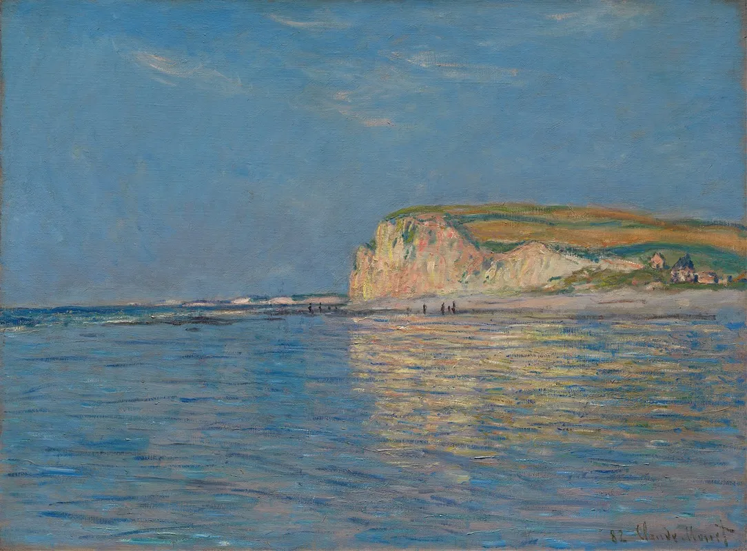 Low Tide At Pourville Near Dieppe 1882