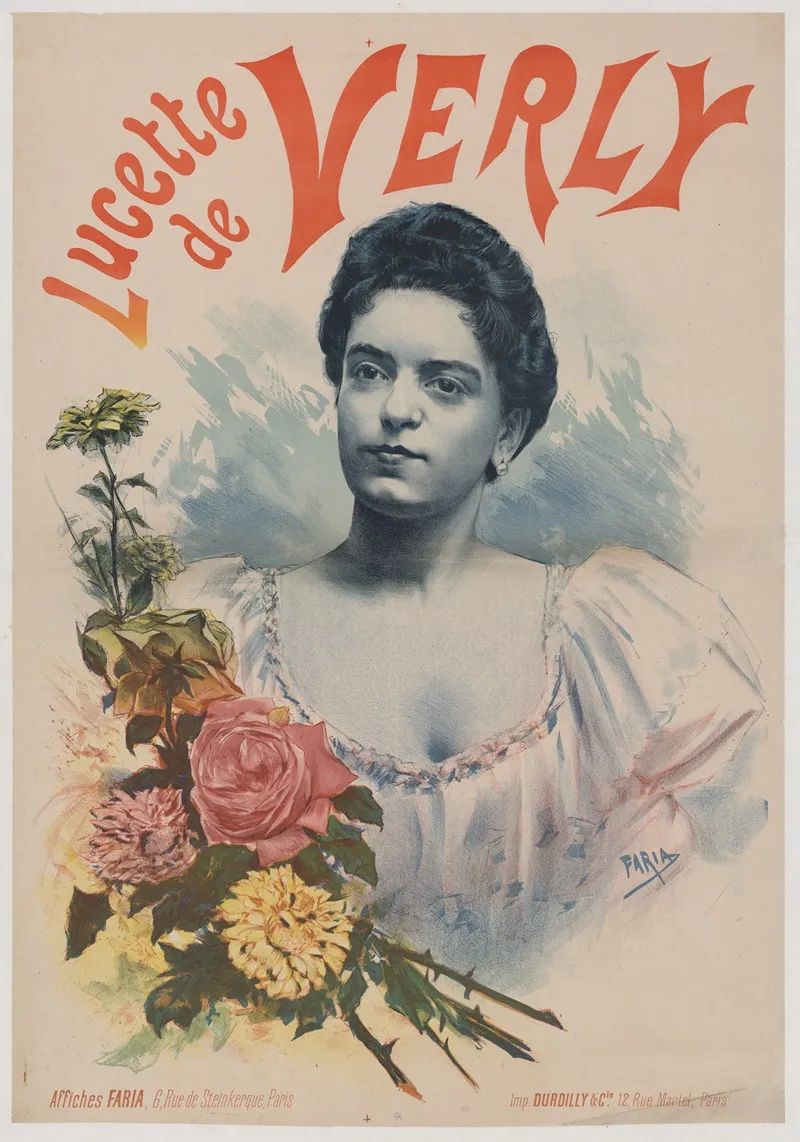 Lucette De Verly Wall Art by Cândido de Faria - High-Resolution Digital Print