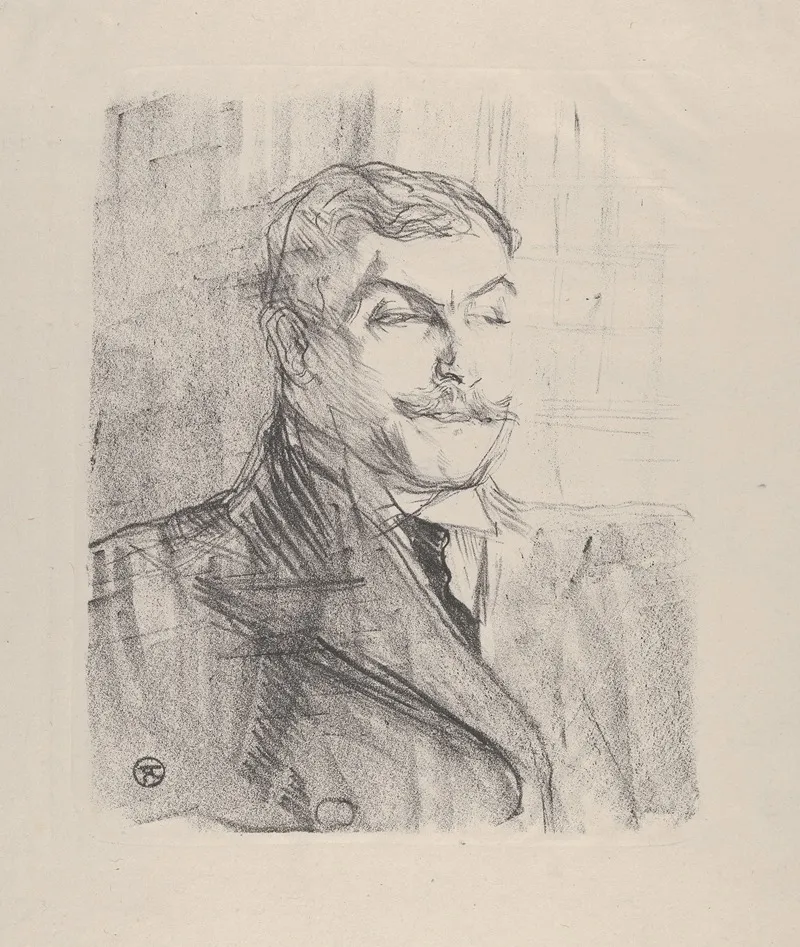 Lucien Guitry 2 Wall Art by Henri de Toulouse-Lautrec - High-Resolution Digital Print