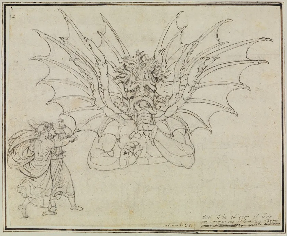 Lucifer Dante Inferno Canto 34 V 37