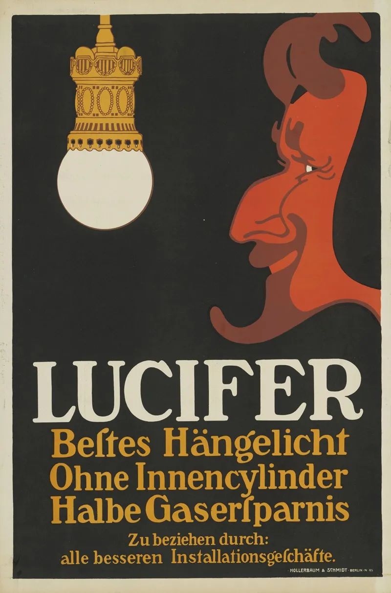 Lucifer Hangelicht Wall Art by Julius Klinger - High-Resolution Digital Print