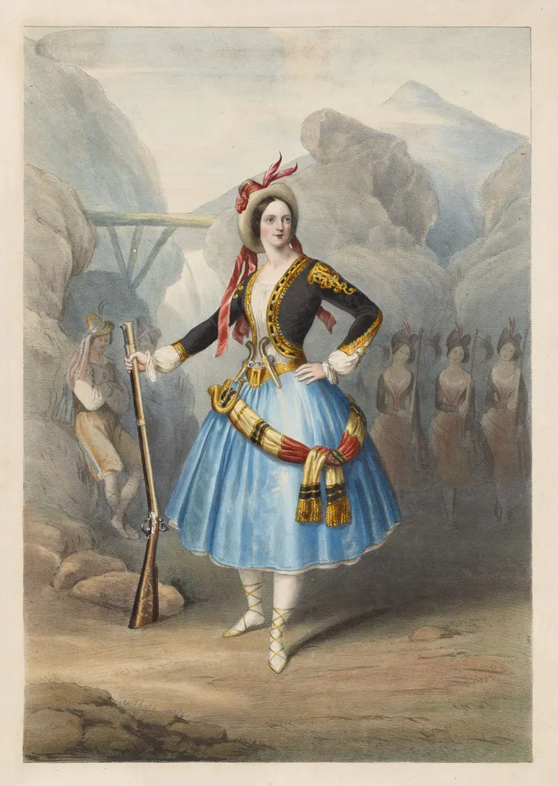 Lucile Grahn In Catarina Ou La Fille Du Bandit Wall Art by John Brandard - High-Resolution Digital Print