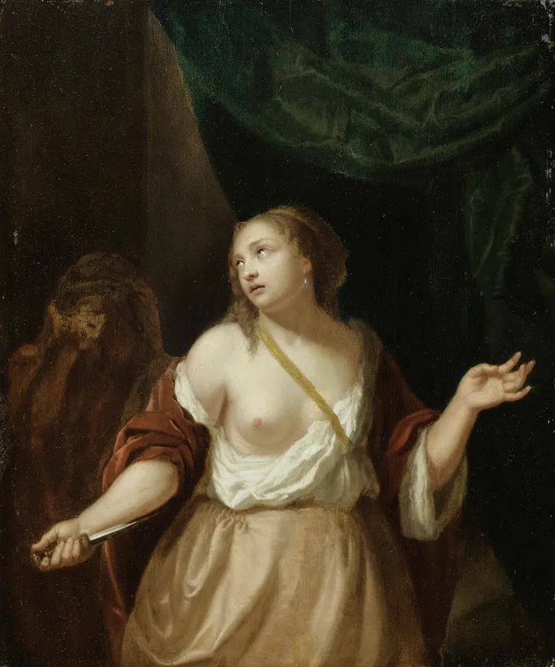 Lucretia 20 Wall Art by Circle of Jacob Ochtervelt - High-Resolution Digital Print