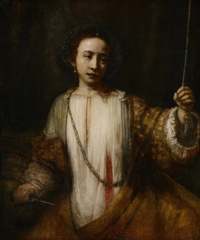 Lucretia 23 Wall Art by Rembrandt van Rijn - High-Resolution Digital Print