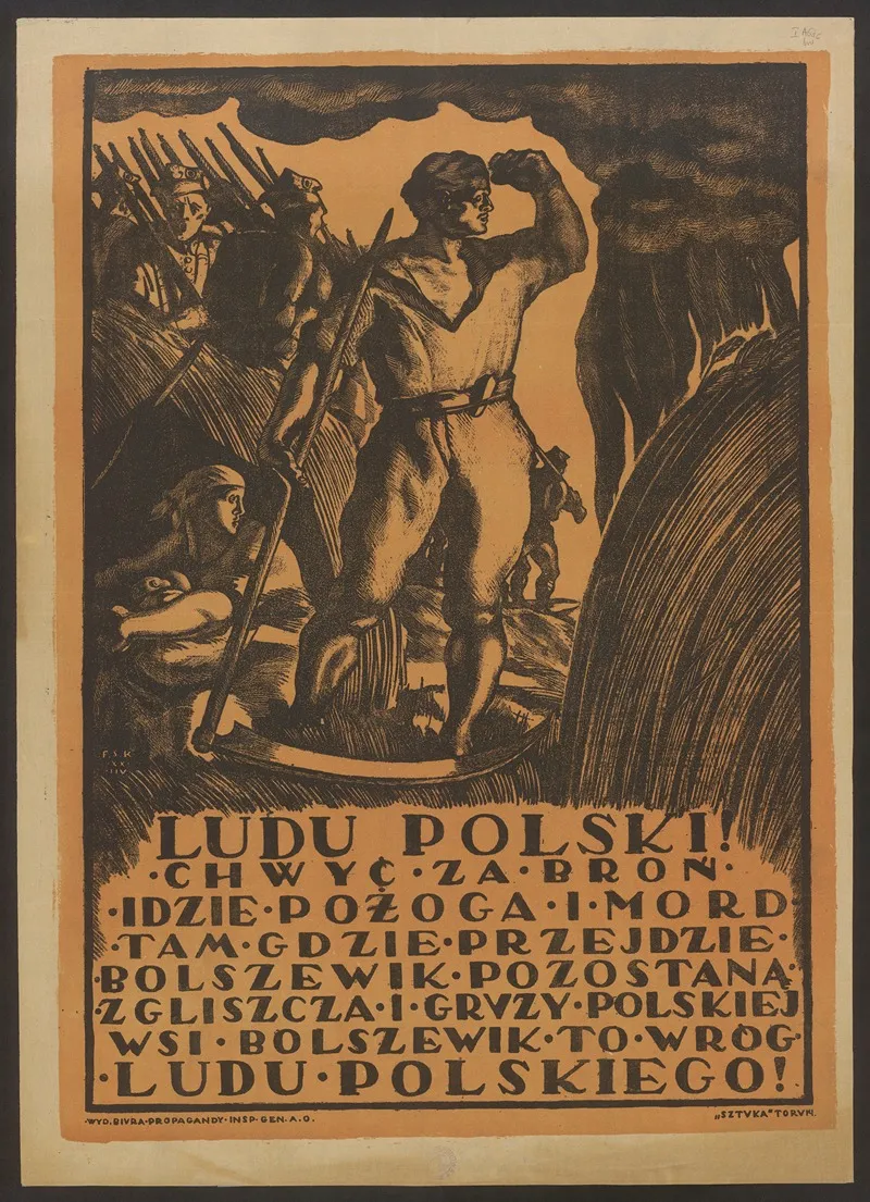 Ludu Polski Chwyc Za Bron Idzie Pozoga I Mord