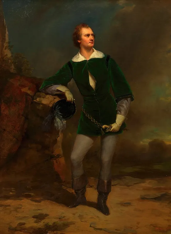 Ludwig Gabillon Schauspieler Wall Art by Josef Matthias Aigner - High-Resolution Digital Print