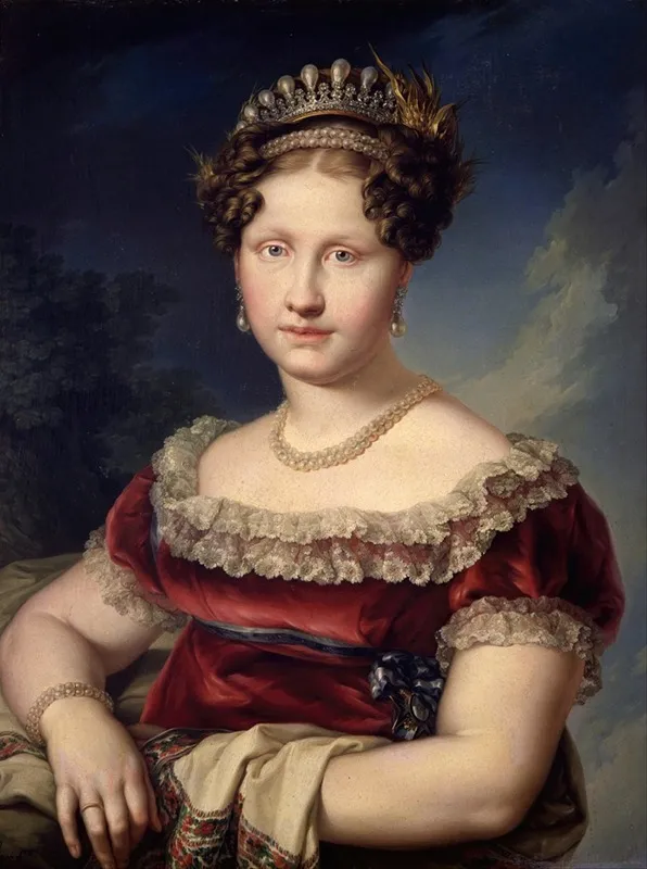 Luisa Carlota De Borbon Dos Sicilias Wall Art by Vicente López Portaña - High-Resolution Digital Print