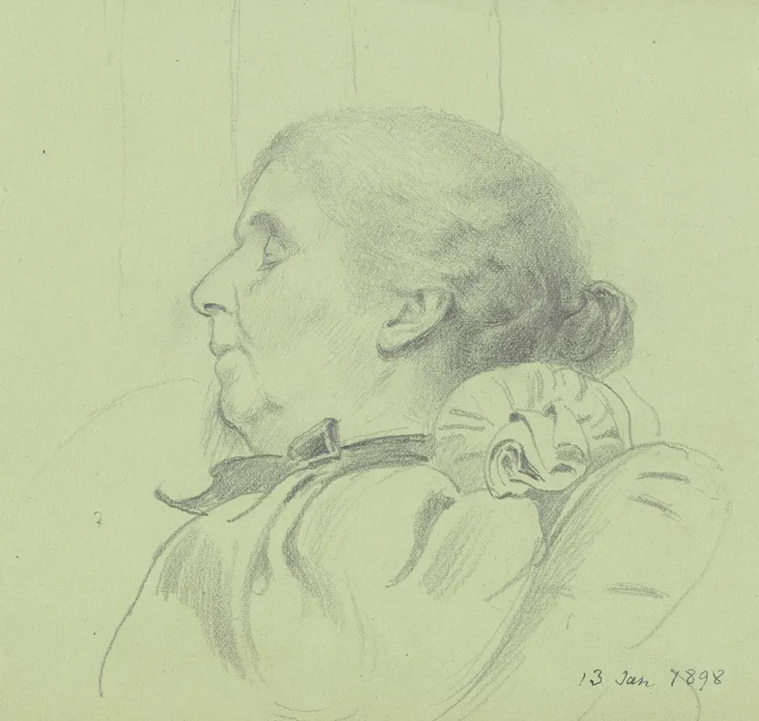 Luise Scholderer Schlafend 4
