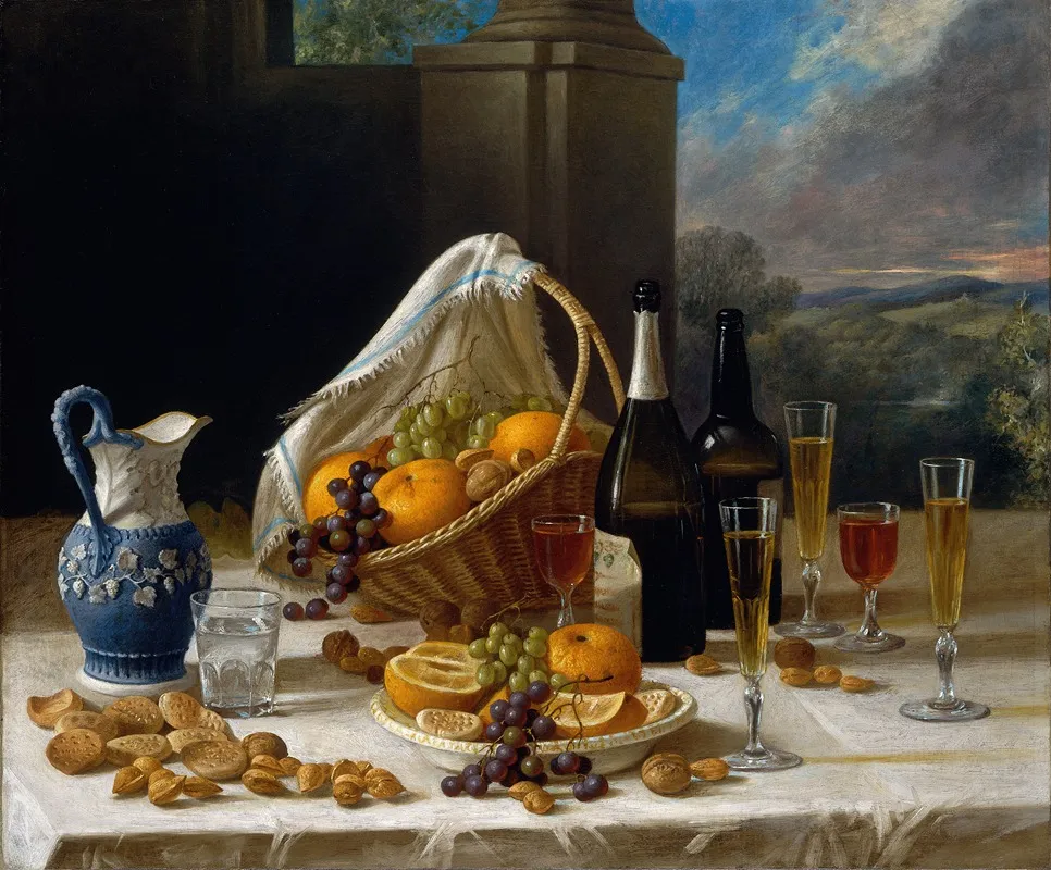 Luncheon Still Life Wall Art by John F. Francis - High-Resolution Digital Print