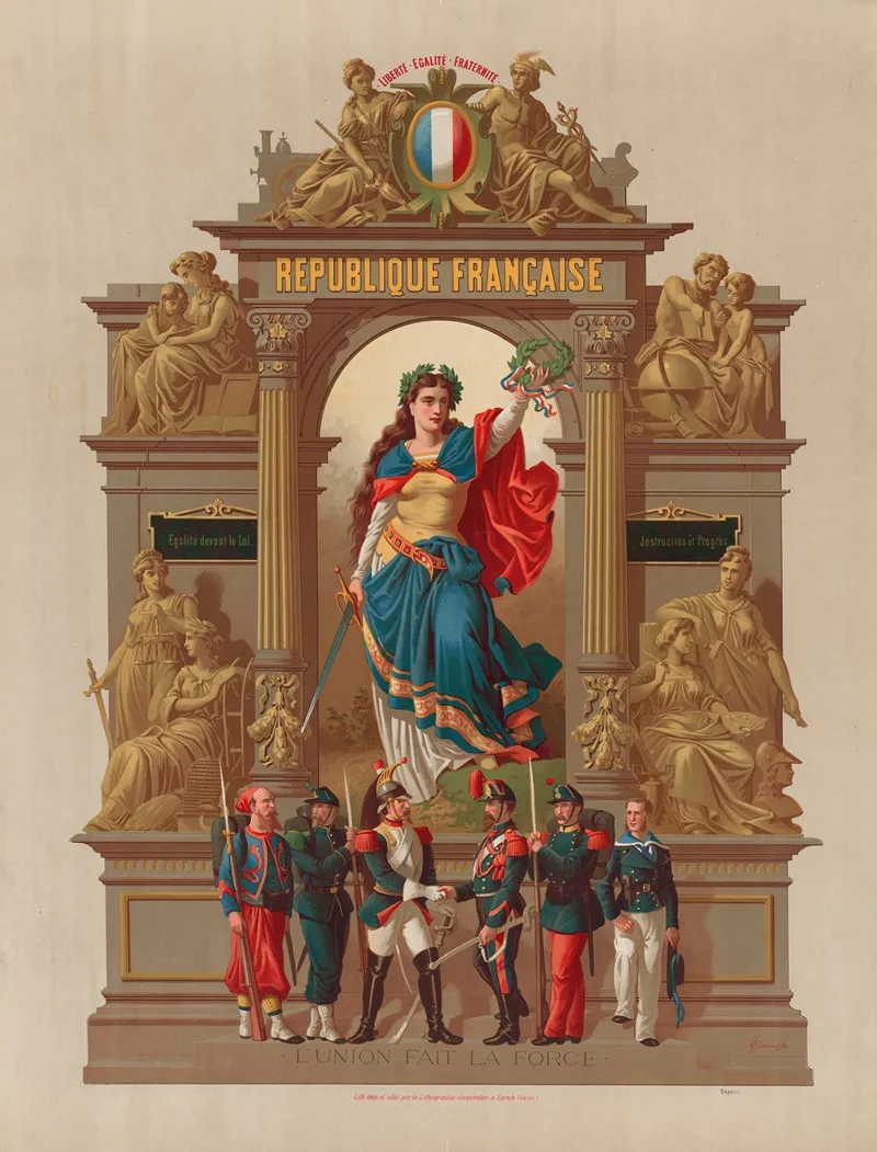 Lunion Fait La Force Wall Art by L. Conrad - High-Resolution Digital Print