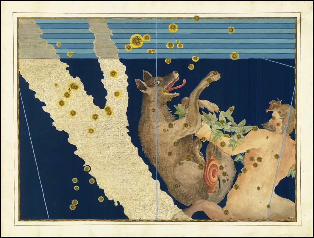 Lupus And Centaurus Wall Art by Johann Bayer - High-Resolution Digital Print