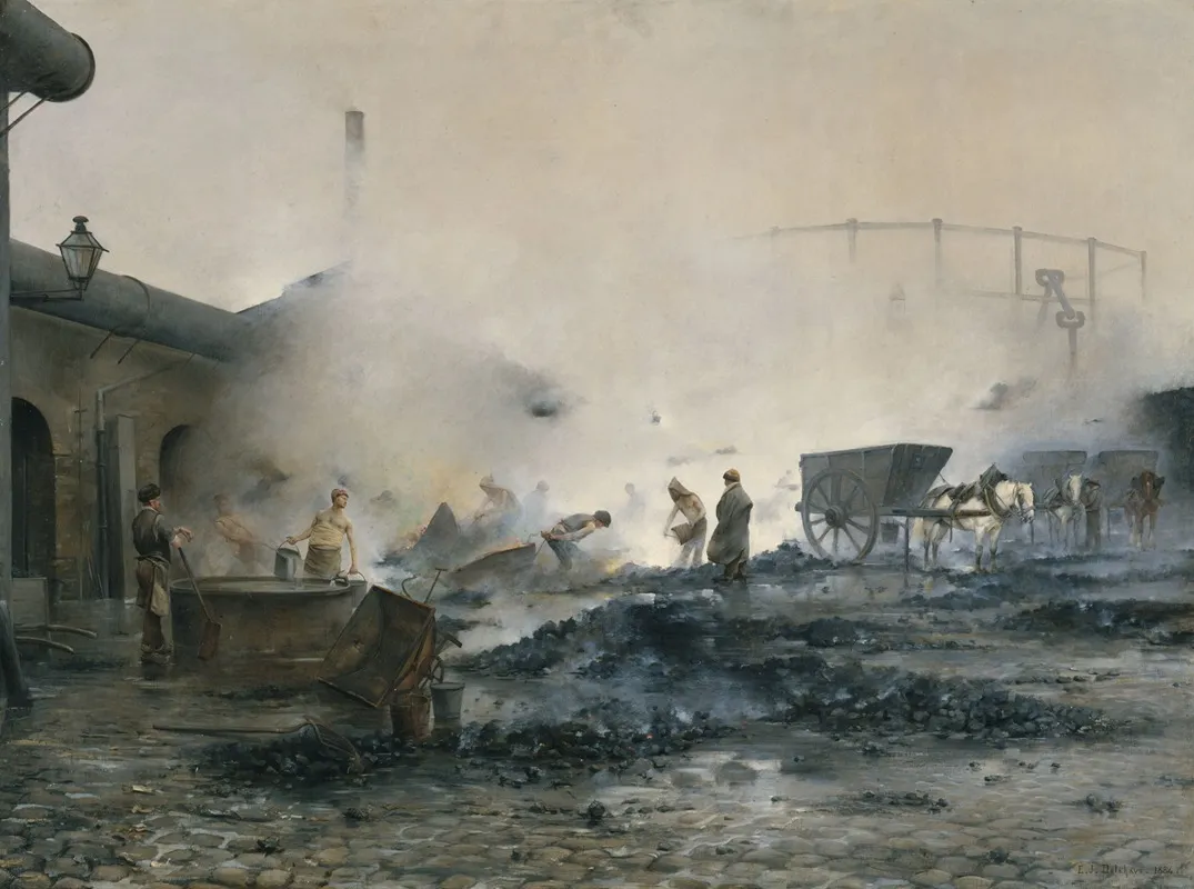 Lusine A Gaz De Courcelles