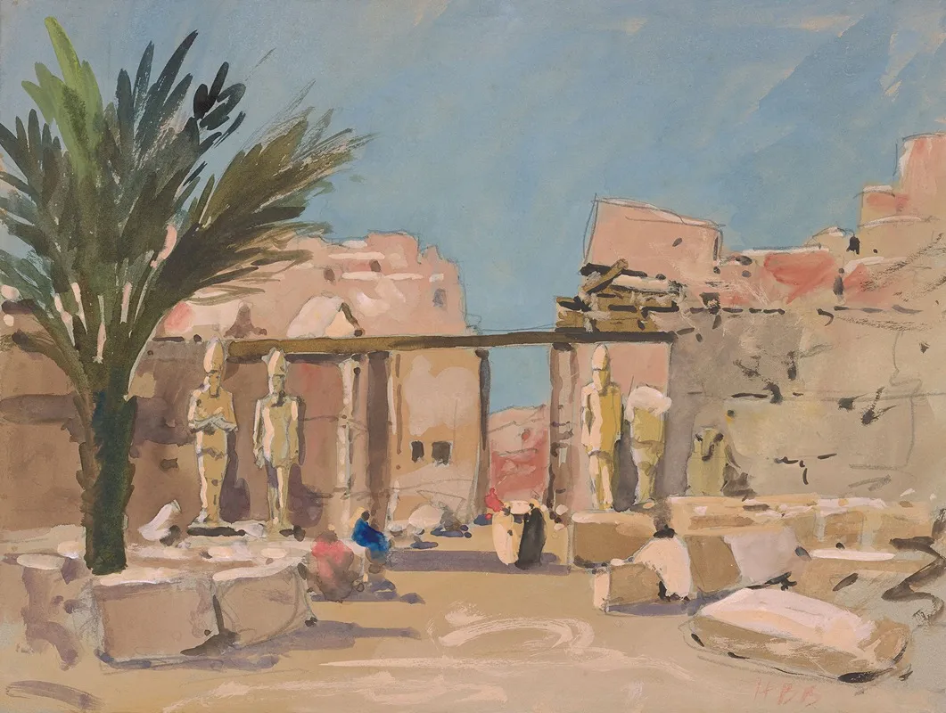 Luxor Wall Art by Hercules Brabazon Brabazon - High-Resolution Digital Print