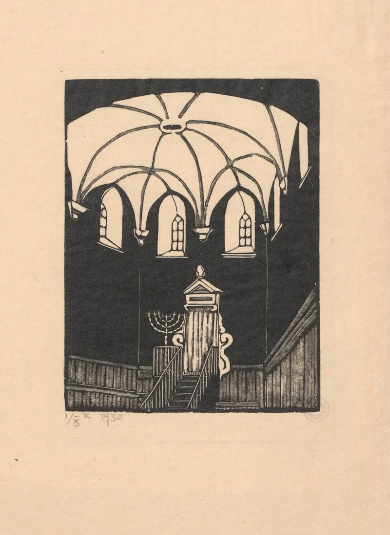 Lwow Wnetrze Synagogi Zlotej Rozy