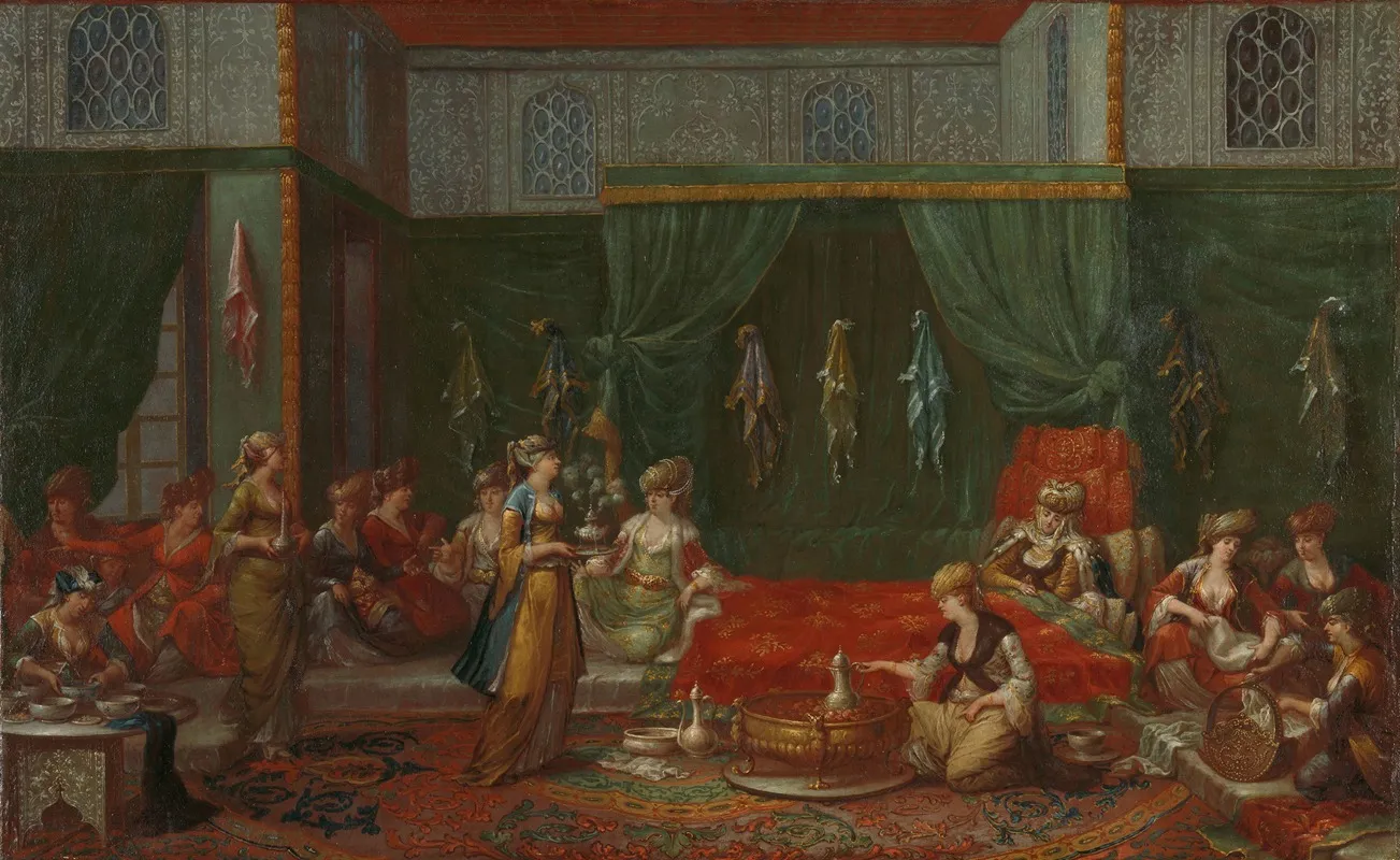 Lying In Room Of A Distinguished Turkish Woman