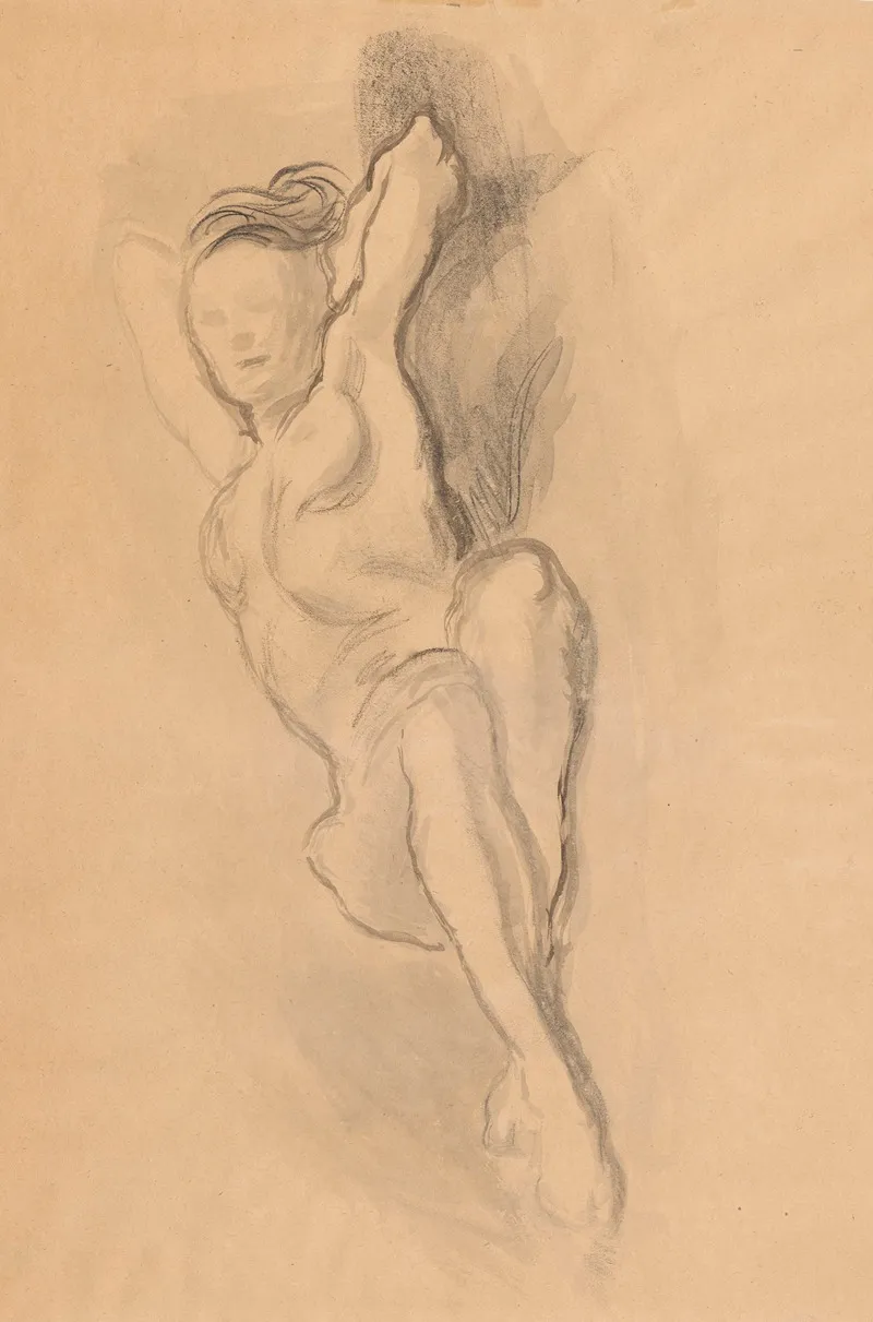 Lying Nude 4 Wall Art by Zygmunt Waliszewski - High-Resolution Digital Print