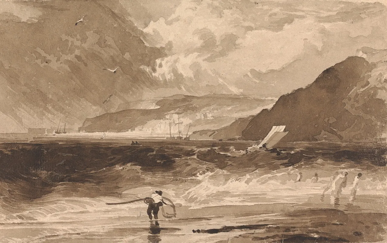 Lyme Regis Dorsetshire A Squall