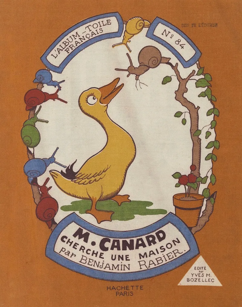 M Canard Cherche Une Maison Pl 01 Wall Art by Benjamin Rabier - High-Resolution Digital Print