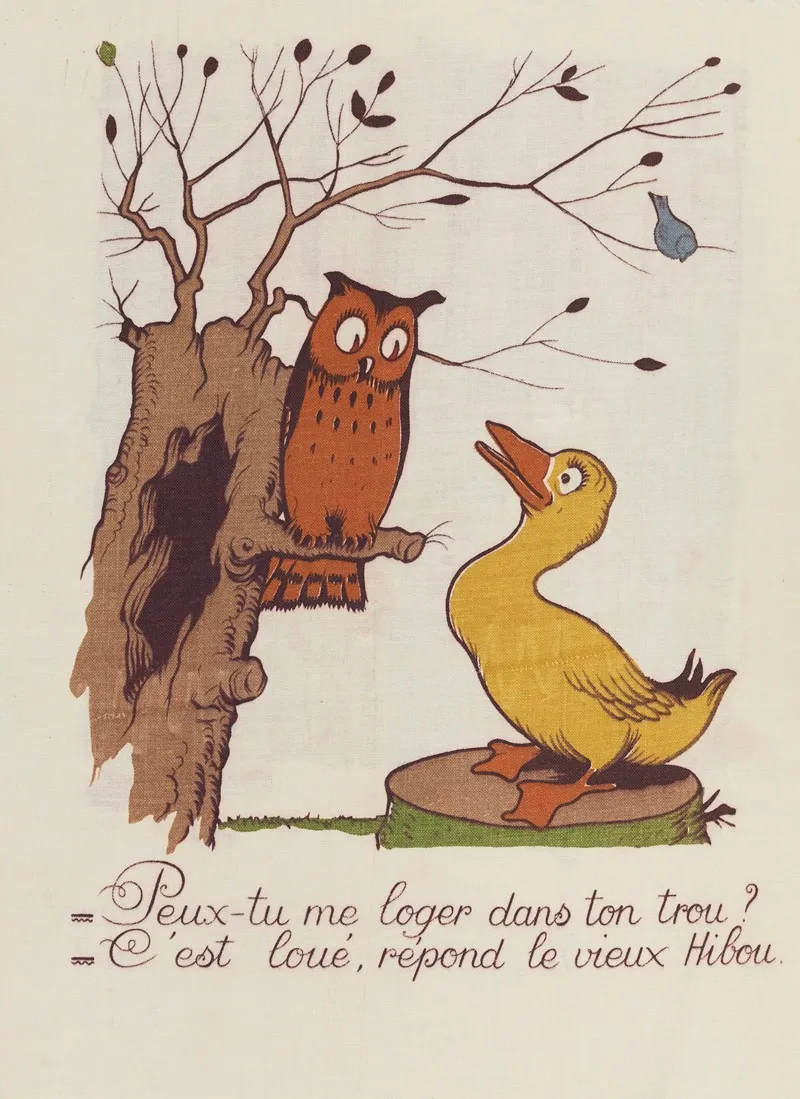 M Canard Cherche Une Maison Pl 10 Wall Art by Benjamin Rabier - High-Resolution Digital Print