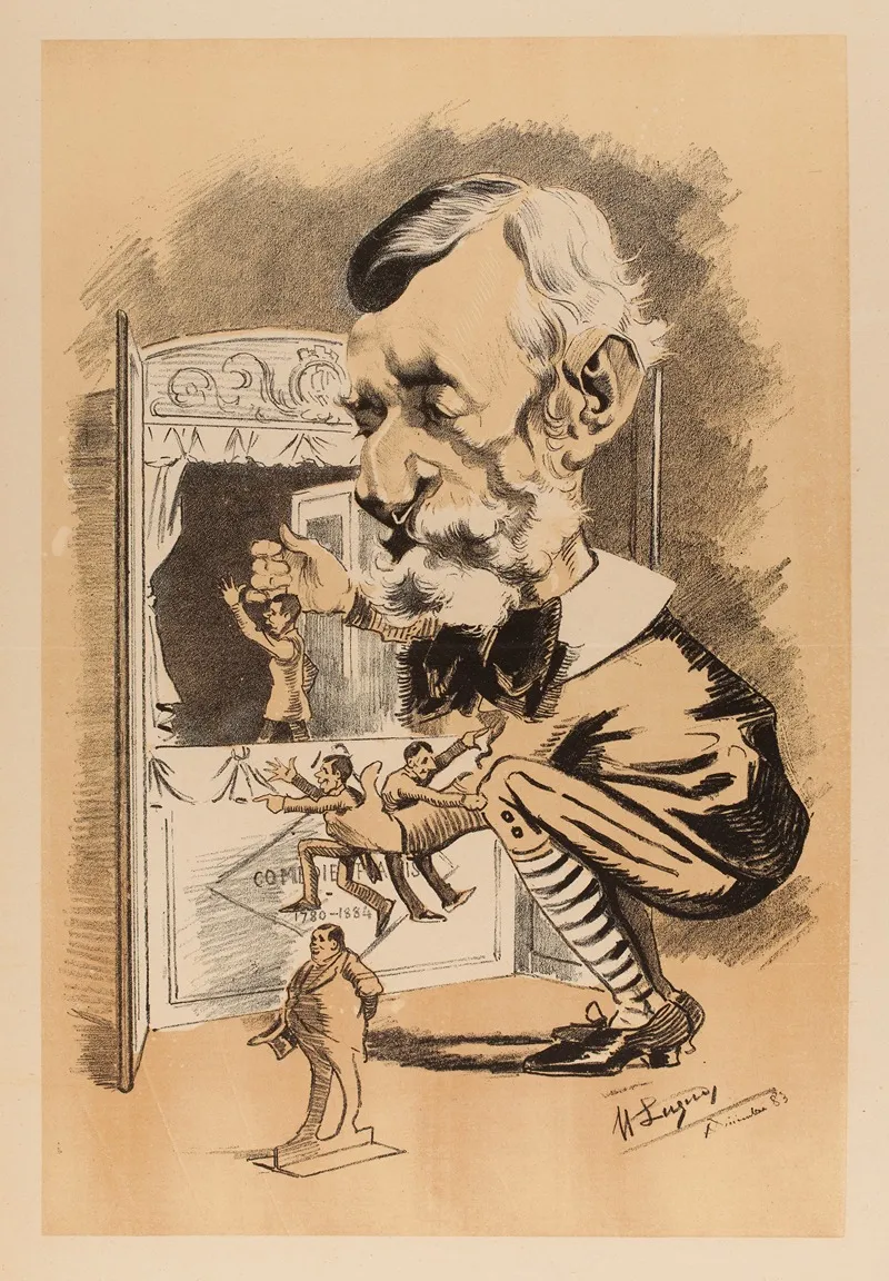 M Emile Perrin Administrateur De La Comedie Francaise Wall Art by Manuel Luque - High-Resolution Digital Print