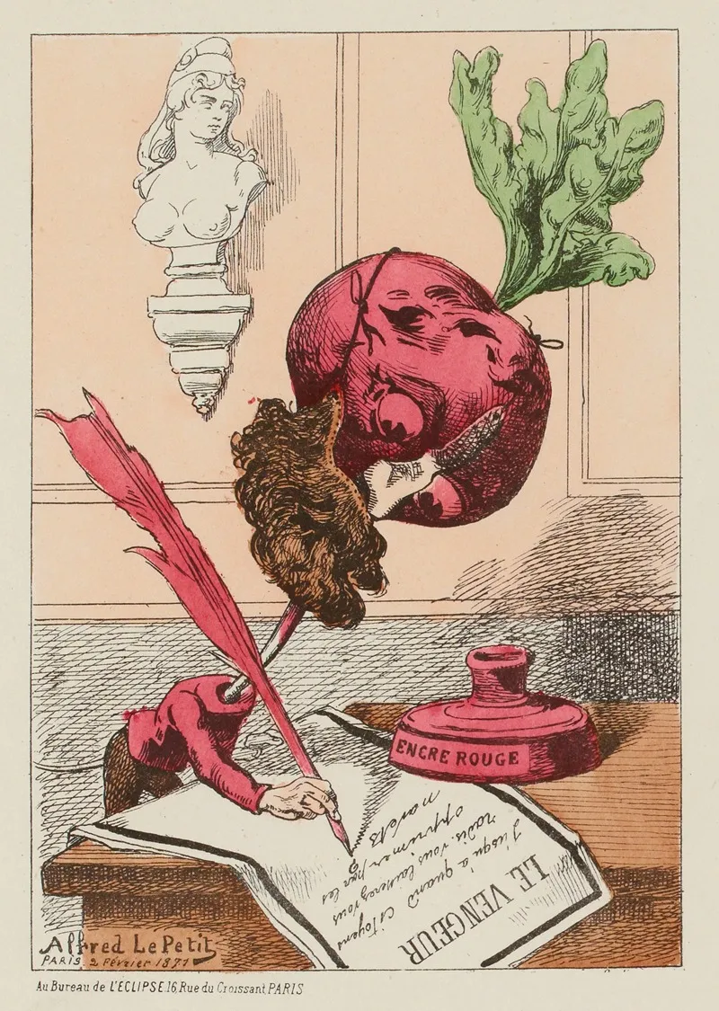 M Felix Pyat Wall Art by Zut (Alfred Le Petit) - High-Resolution Digital Print