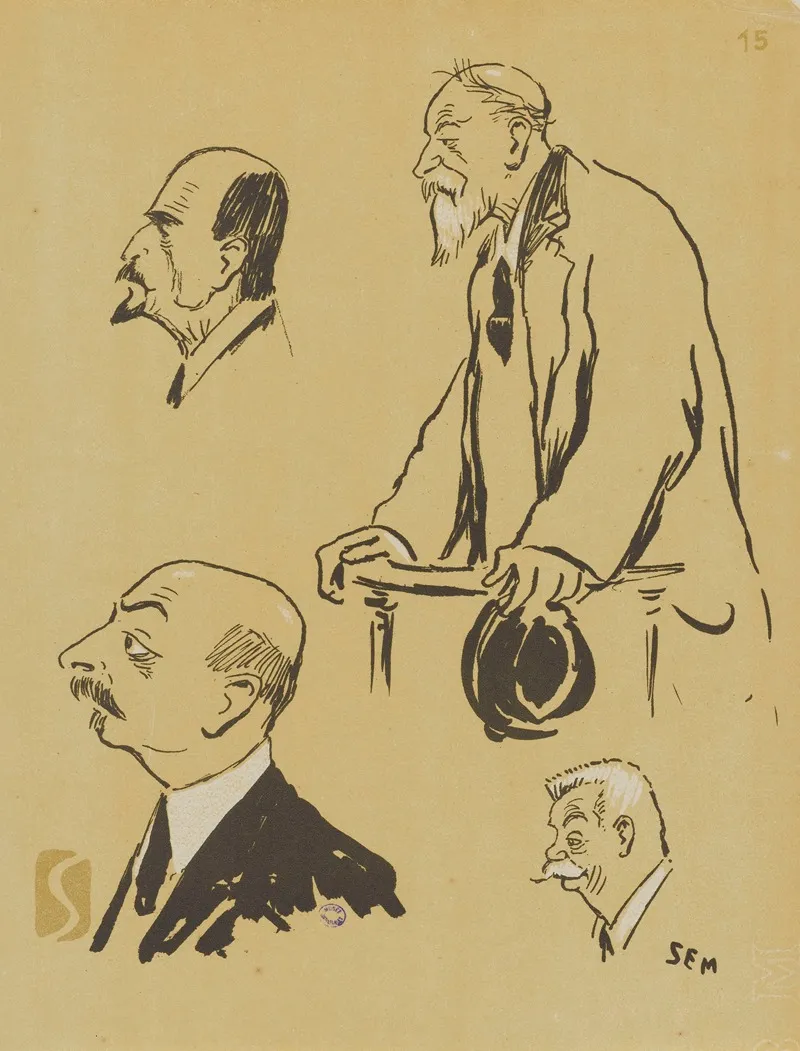 M Francois Deloncle M Berthelier M Maurice Violette Et Le General Quiquandon