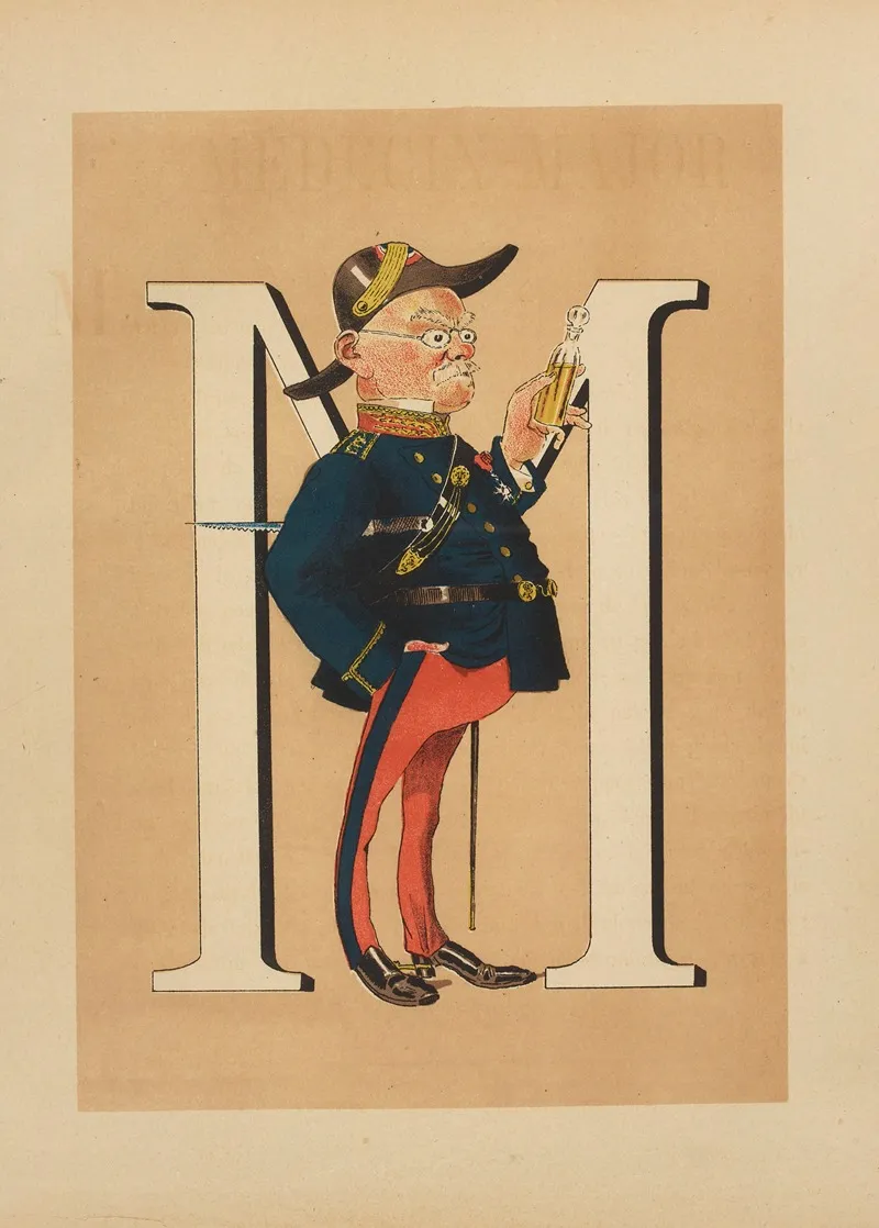 M Medecin Major Wall Art by Henri de Sta - High-Resolution Digital Print