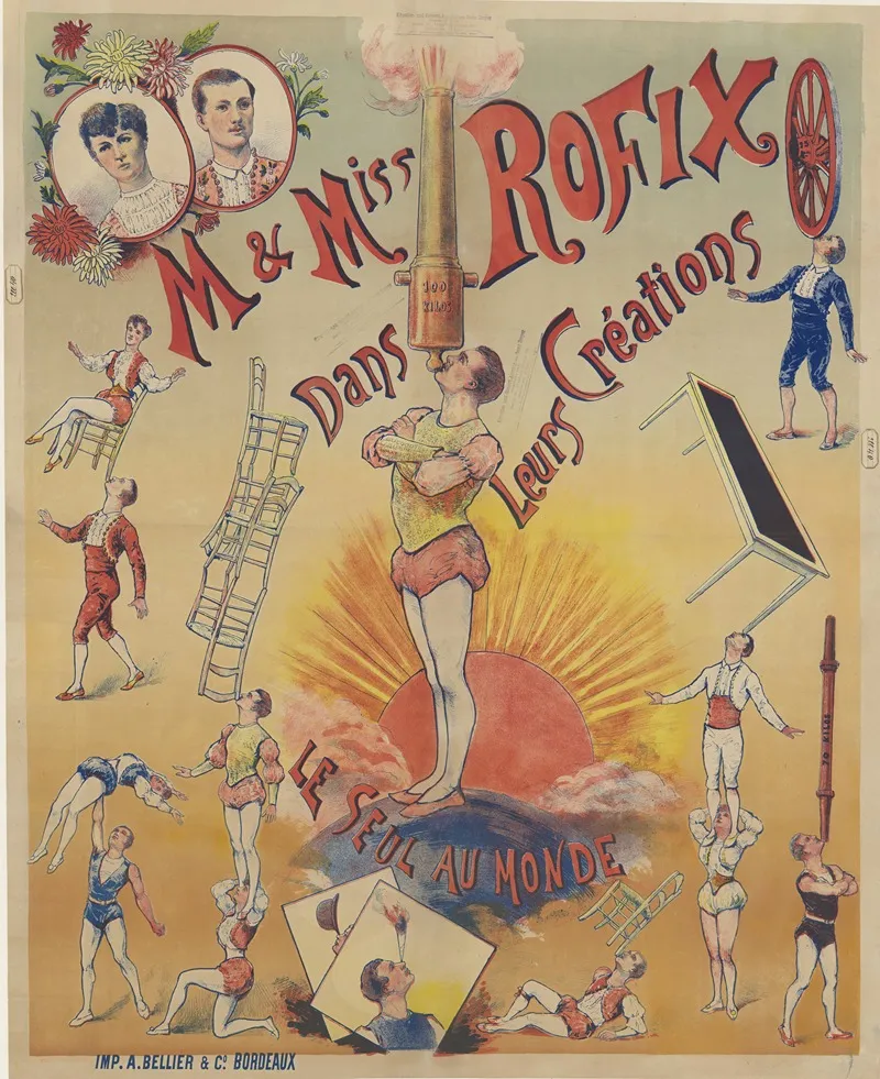M Miss Rofix Dans Leurs Creations Le Seul Au Monde Wall Art by Imp. A Bellier &amp; Cie - High-Resolution Digital Print