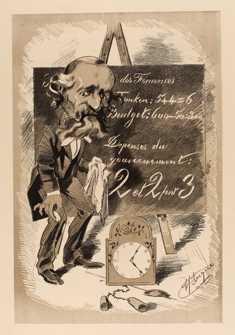 M Tirard Ministre Des Finances Wall Art by Manuel Luque - High-Resolution Digital Print