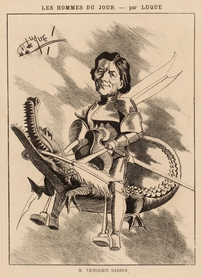 M Victorien Sardou Wall Art by Manuel Luque - High-Resolution Digital Print