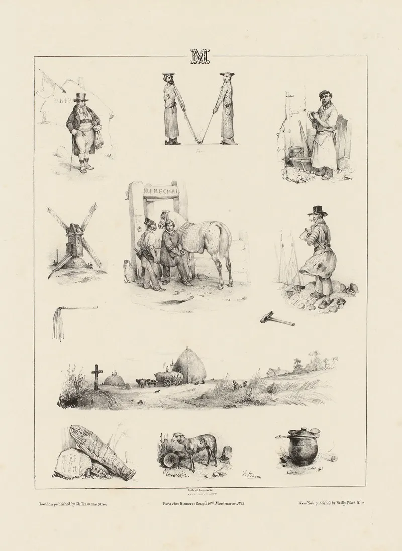 M Wall Art by Victor Adam - High-Resolution Digital Print