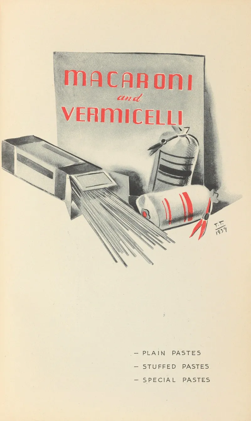 Macaroni And Vermicelli Wall Art by T. Tommasini - High-Resolution Digital Print