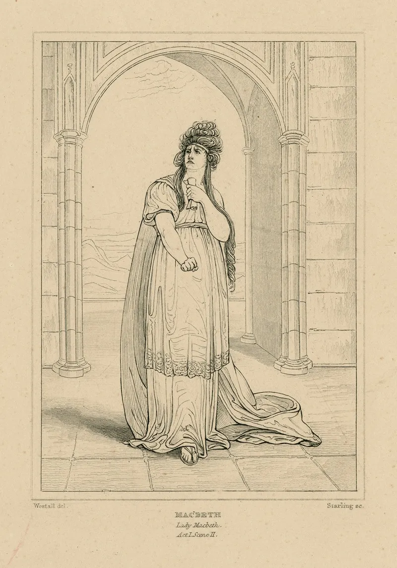 Macbeth Lady Macbeth Act I Scene Ii Wall Art by William Francis Starling - High-Resolution Digital Print