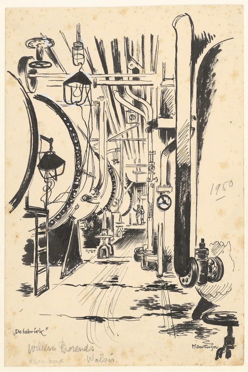 Machine Kamer Van De Walvisvaarder Willem Barendsz I De Fabriek