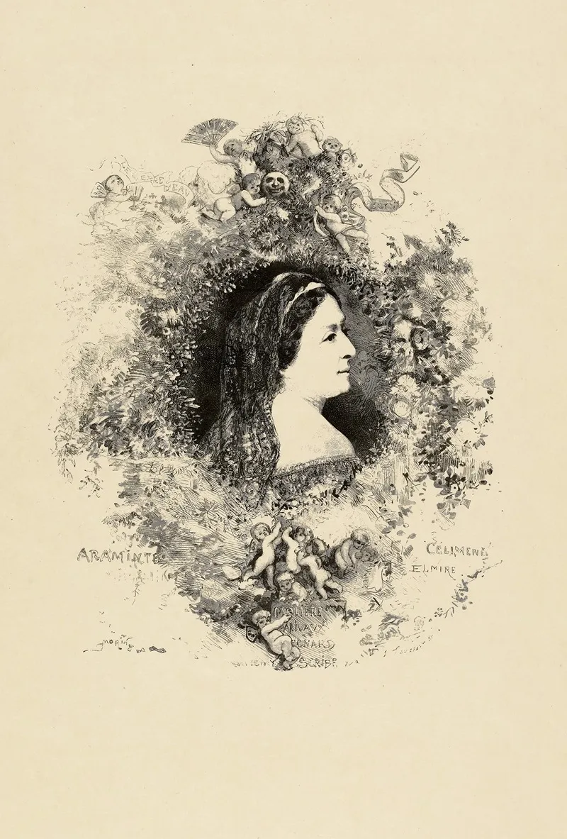 Madame Arnould Plessis Wall Art by Edmond Morin - High-Resolution Digital Print