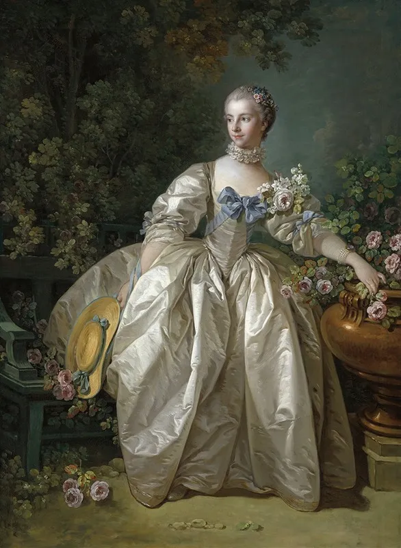 Madame Bergeret Wall Art by François Boucher - High-Resolution Digital Print