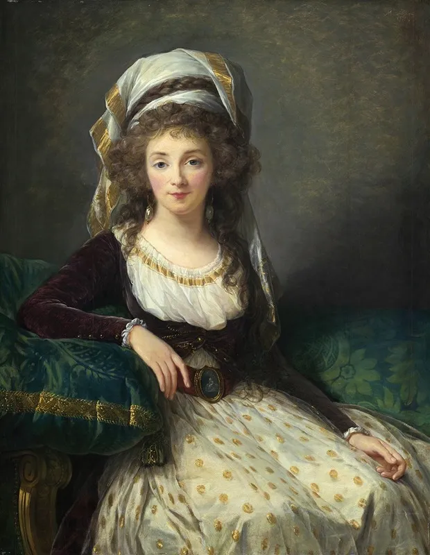 Madame Daguesseau De Fresnes Wall Art by Elisabeth Louise Vigée Le Brun - High-Resolution Digital Print