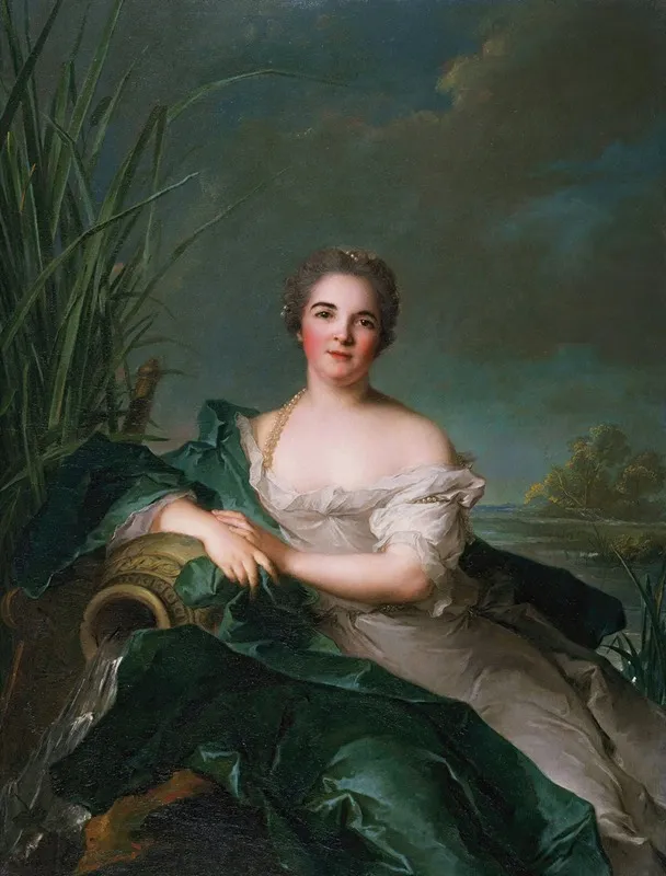 Madame De Flesselles Wall Art by Jean-Marc Nattier - High-Resolution Digital Print