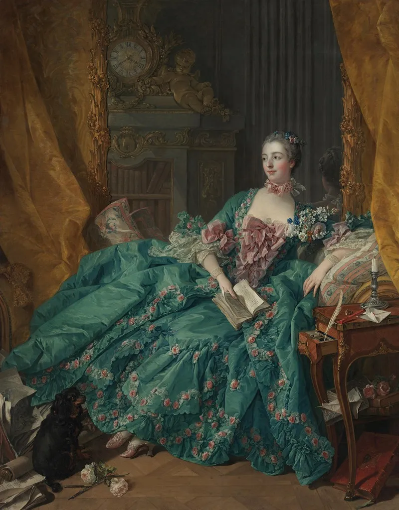 Madame De Pompadour 3 Wall Art by François Boucher - High-Resolution Digital Print