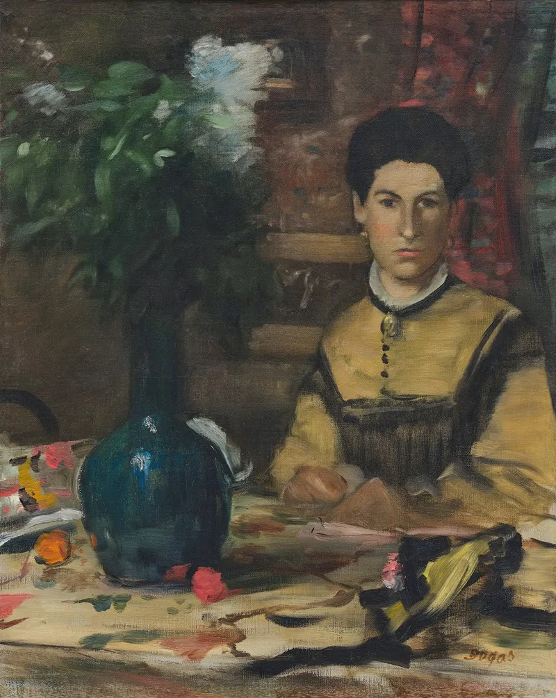 Madame De Rutte Wall Art by Edgar Degas - High-Resolution Digital Print