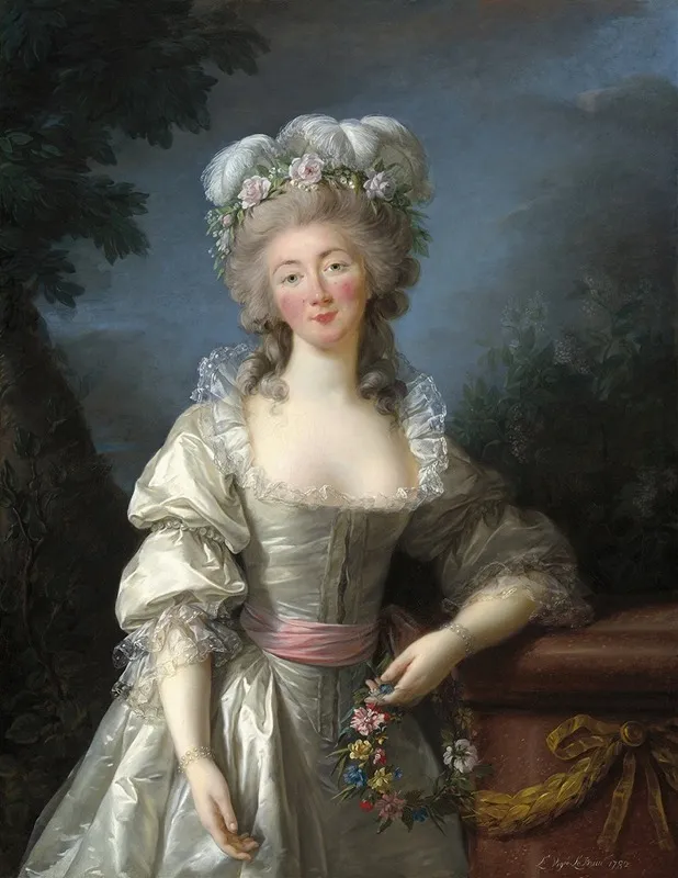 Madame Du Barry Wall Art by Elisabeth Louise Vigée Le Brun - High-Resolution Digital Print